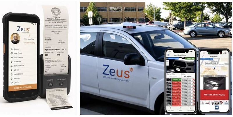 MOBILE SMART CITY PANGO advanced ZEUS enforcement platform powered by Automatic License…